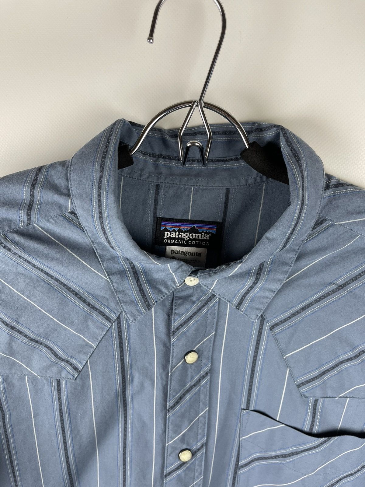 Patagonia Patagonia organic cotton striped short sleeve shirt Size US M / EU 48-50 / 2 - 6 Thumbnail