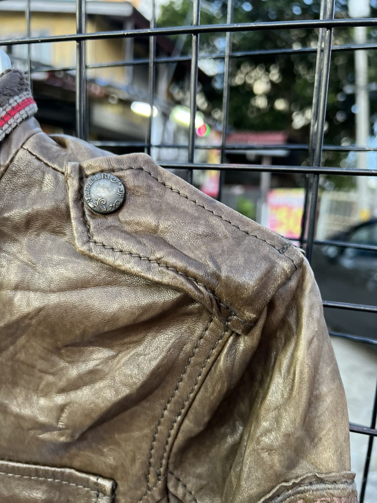 Napapijri Napapijri geographic expedition team leather jacket classic Size US XS / EU 42 / 0 - 3 Thumbnail