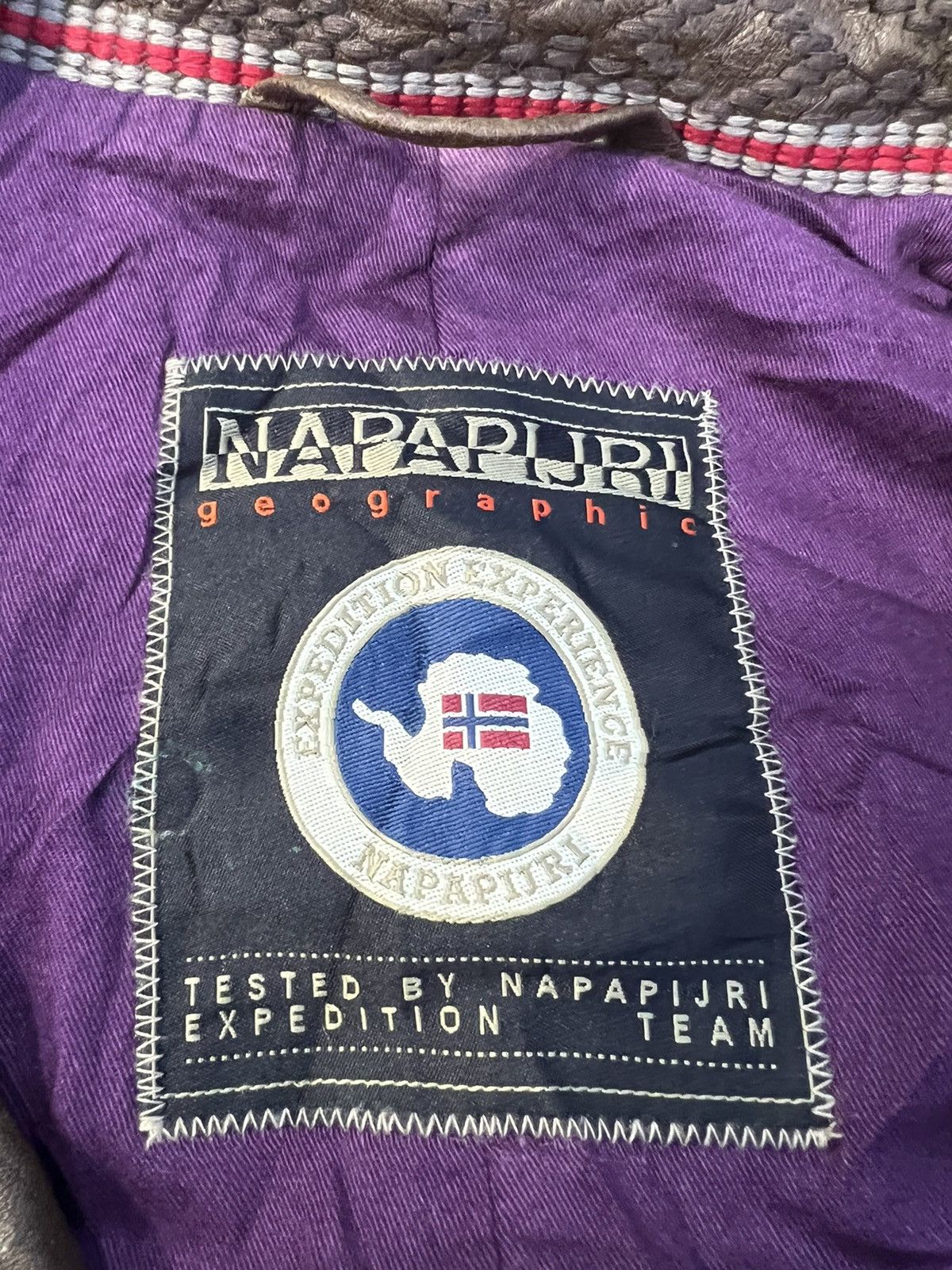 Napapijri Napapijri geographic expedition team leather jacket classic Size US XS / EU 42 / 0 - 10 Thumbnail
