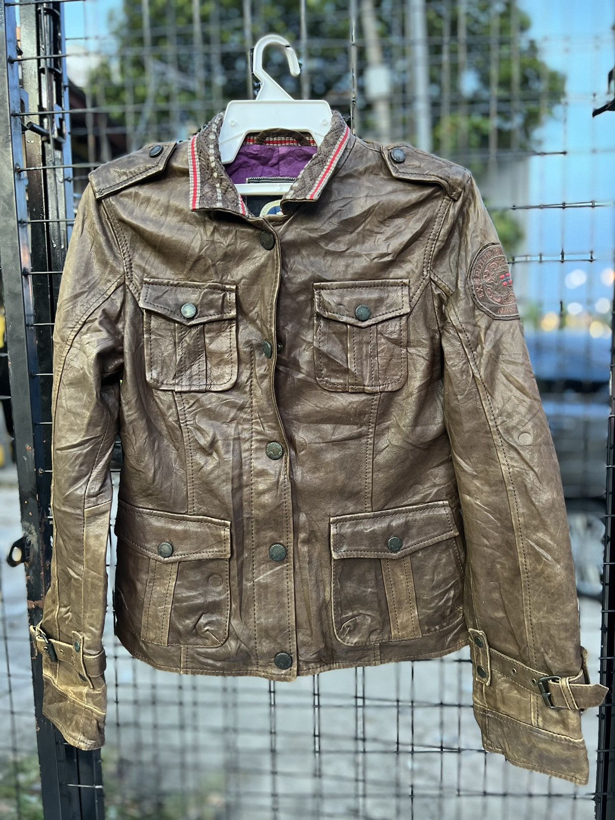 Napapijri Napapijri geographic expedition team leather jacket classic Size US XS / EU 42 / 0 - 1 Thumbnail