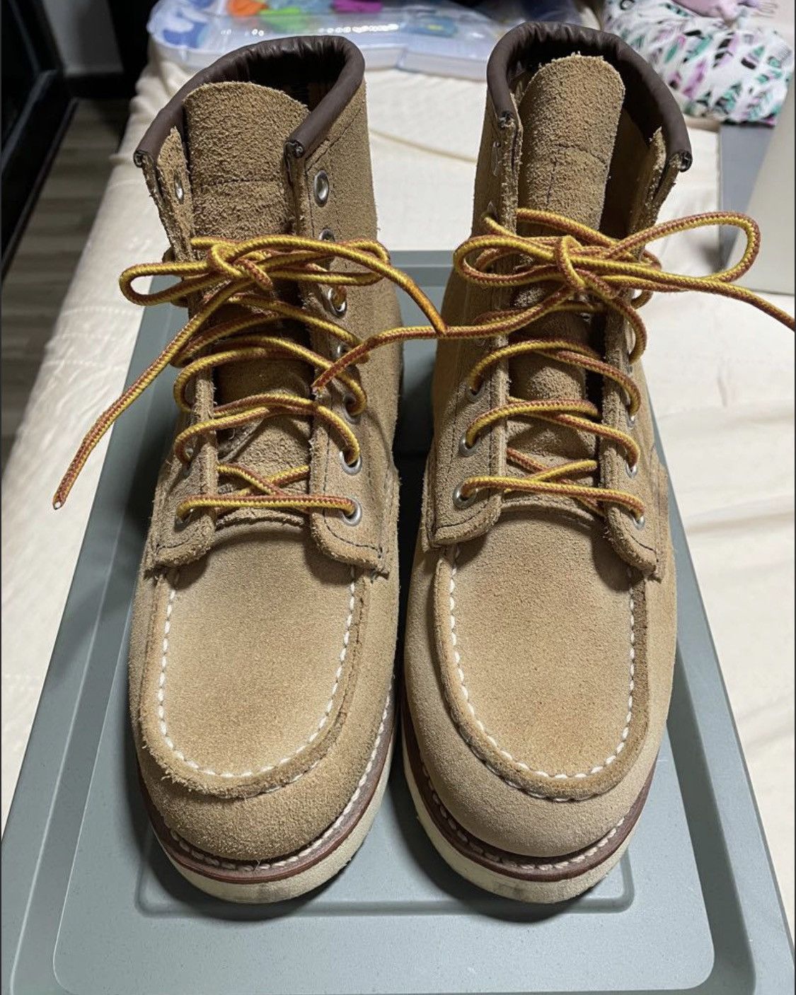 Red Wing Red Wing Boots Moc 8850 Sand Mohave Size 4E Grailed
