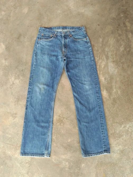 Levi's Vintage Levi's 501 Straight Leg Jeans 31x32 Size US 31 - 1 Thumbnail