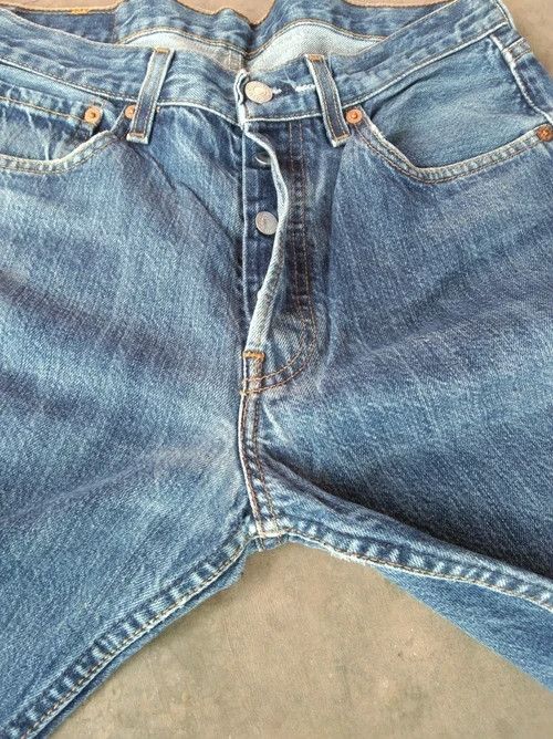 Levi's Vintage Levi's 501 Straight Leg Jeans 31x32 Size US 31 - 5 Thumbnail