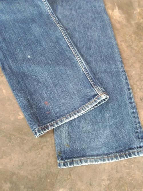 Levi's Vintage Levi's 501 Straight Leg Jeans 31x32 Size US 31 - 3 Thumbnail