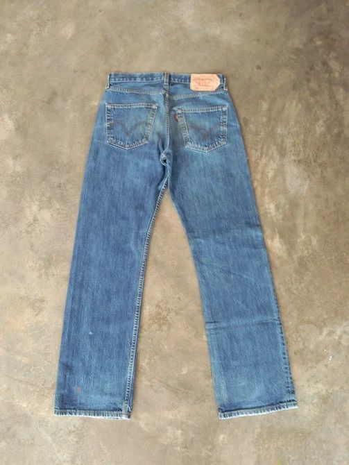 Levi's Vintage Levi's 501 Straight Leg Jeans 31x32 Size US 31 - 2 Thumbnail