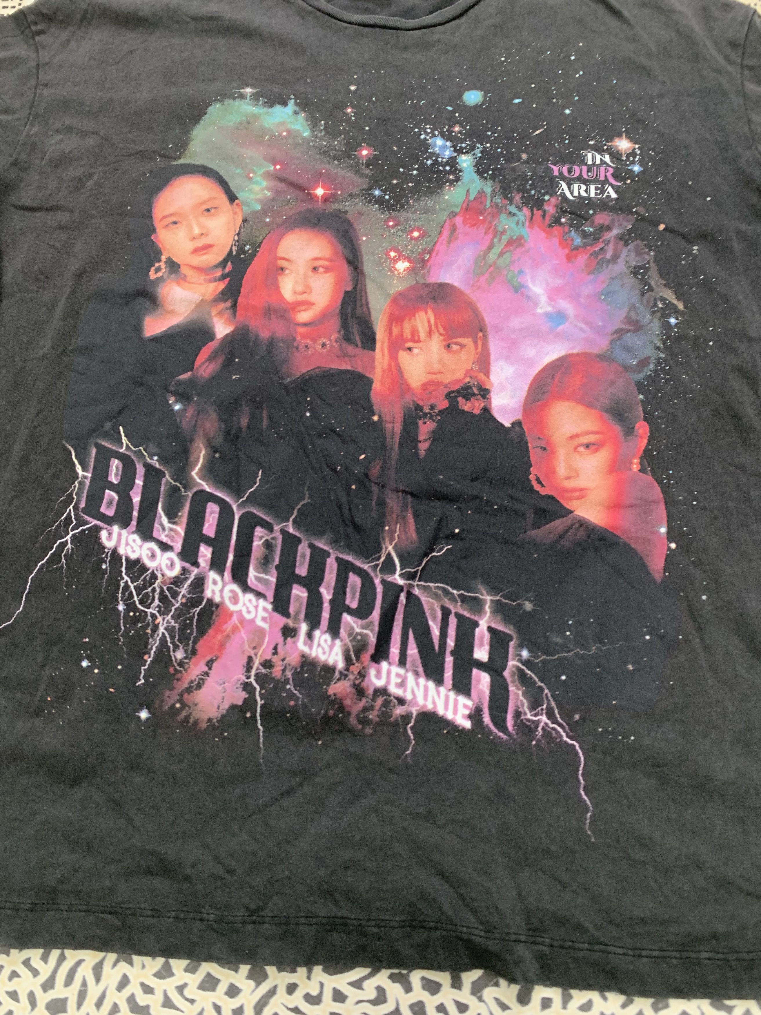 Band Tees K-pop Black Pink 2019 tour tee Size US S / EU 44-46 / 1 - 8 Thumbnail