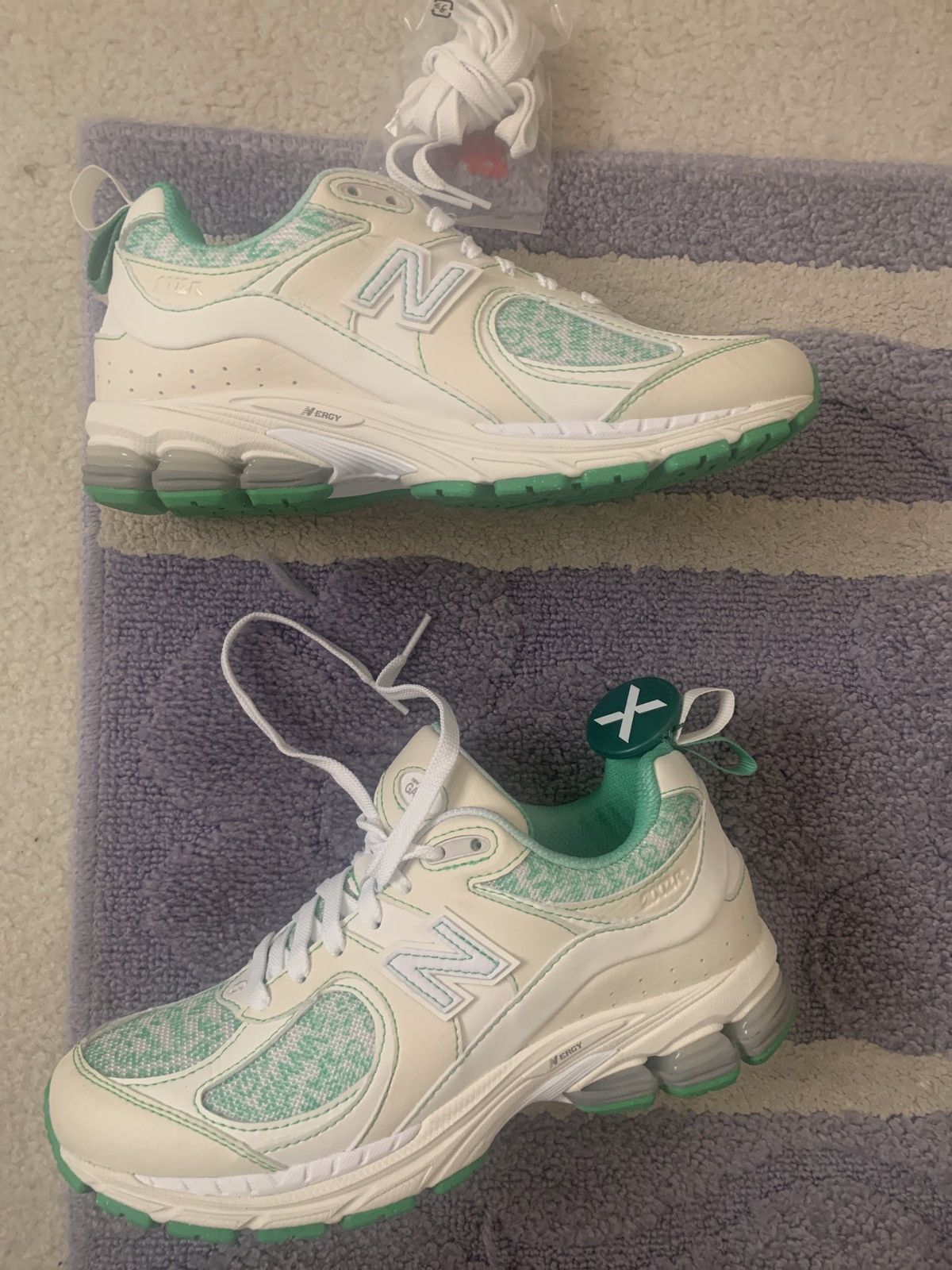 New Balance 2002R GANNI turtle dove / island green M 5.5 