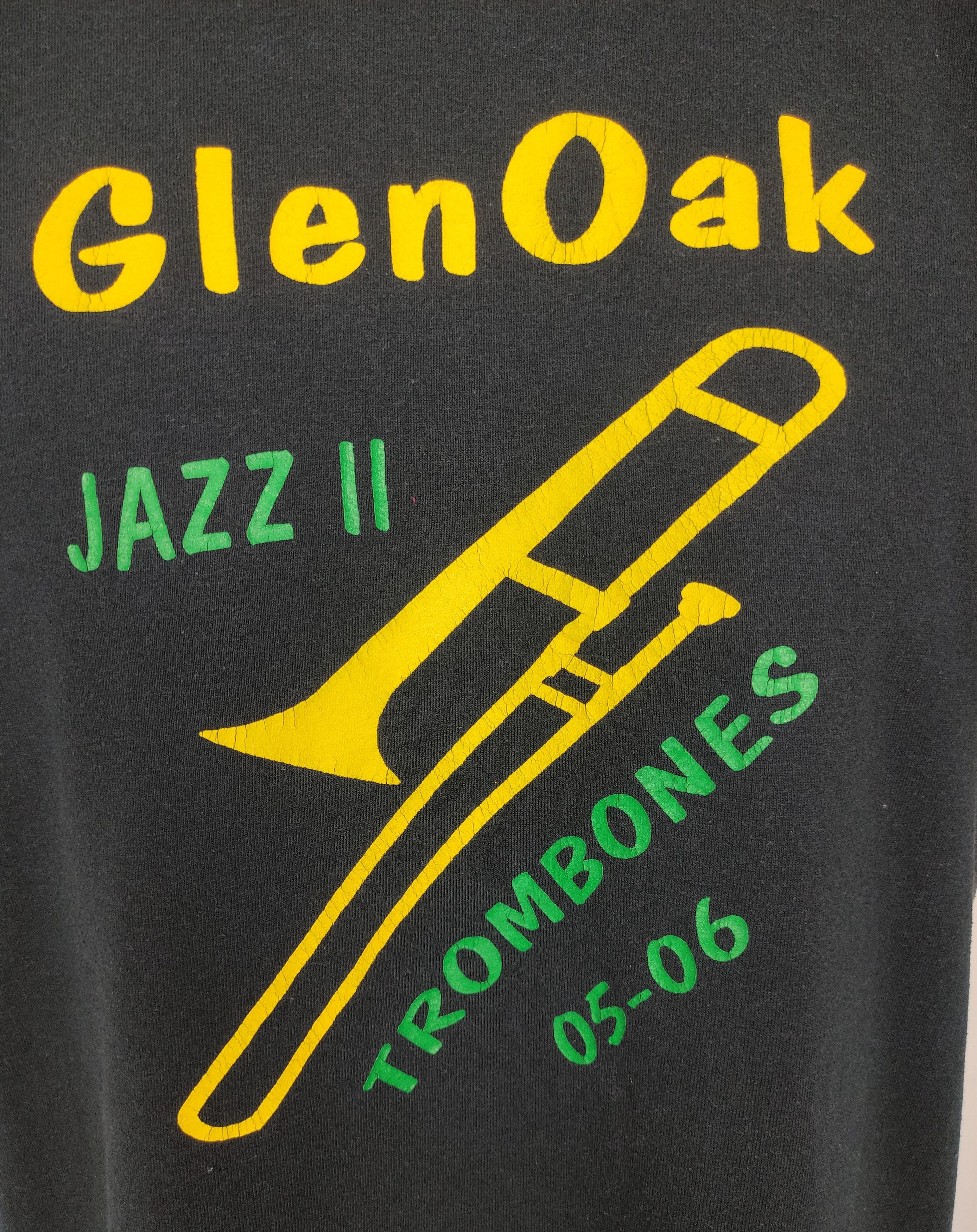 Jerzees × Vintage Vintage 00s Glen Oak Jazz II Trombones 05-06 Shirt Size US L / EU 52-54 / 3 - 2 Thumbnail