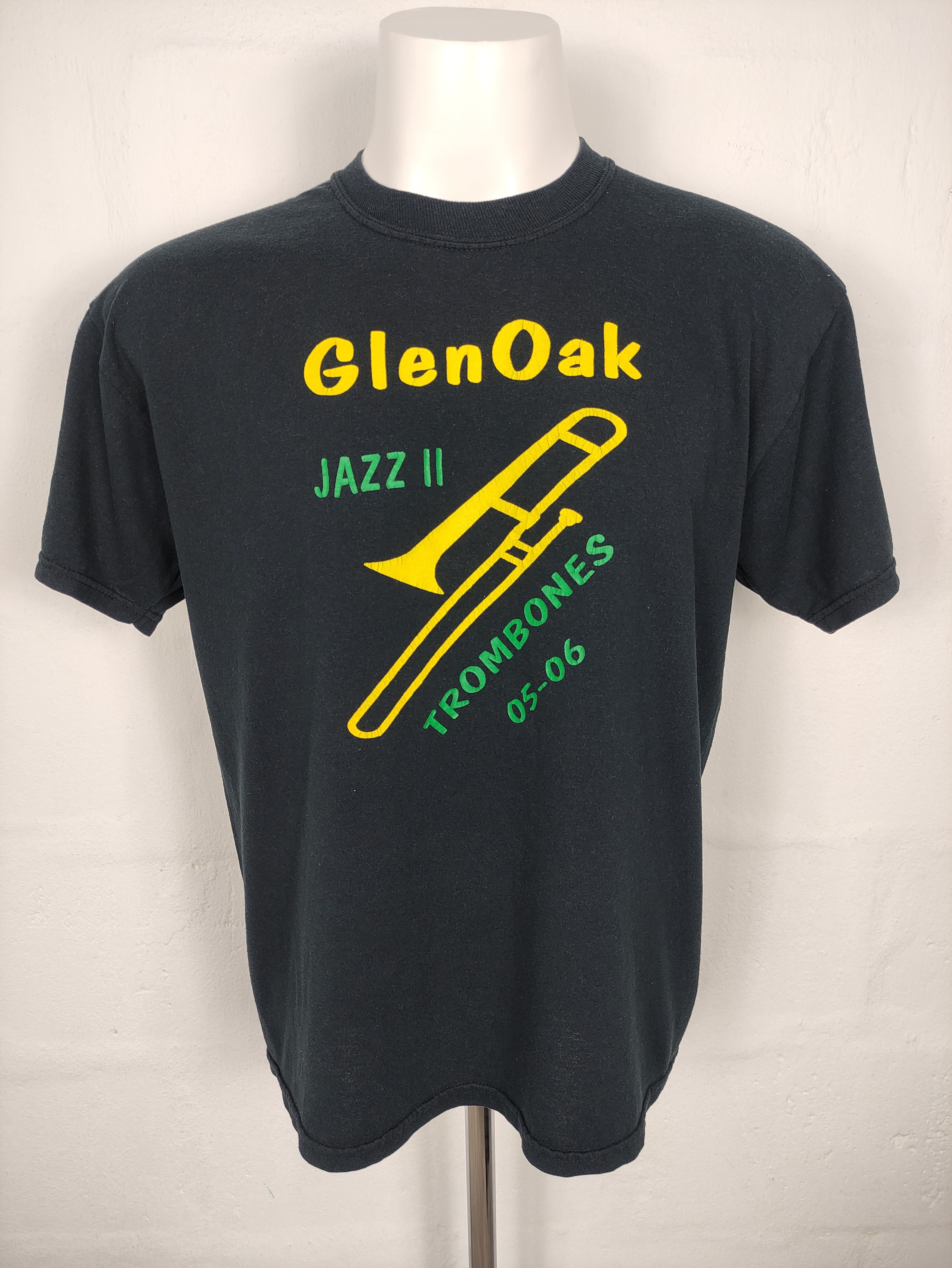 Jerzees × Vintage Vintage 00s Glen Oak Jazz II Trombones 05-06 Shirt Size US L / EU 52-54 / 3 - 1 Thumbnail