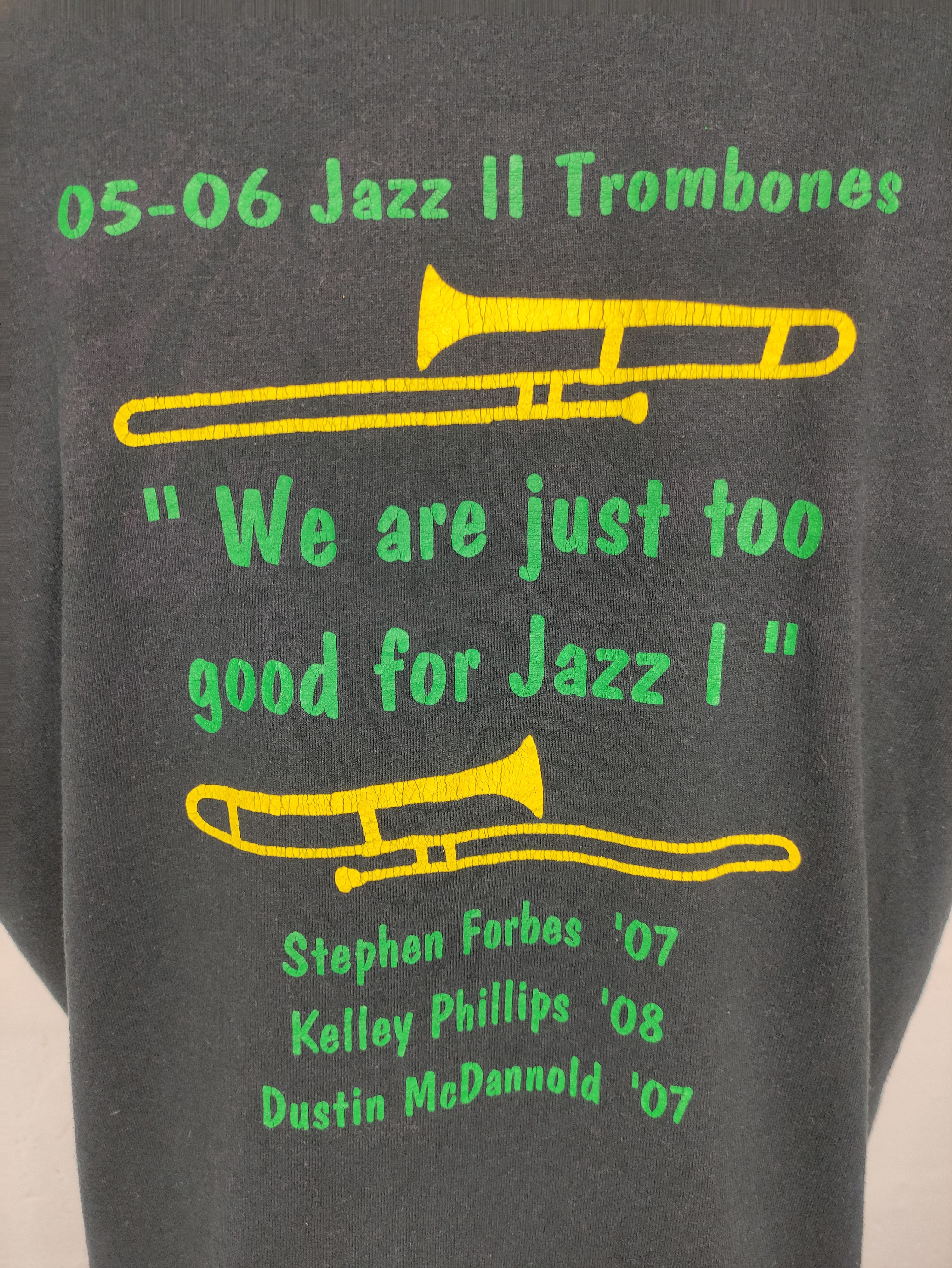 Jerzees × Vintage Vintage 00s Glen Oak Jazz II Trombones 05-06 Shirt Size US L / EU 52-54 / 3 - 5 Thumbnail
