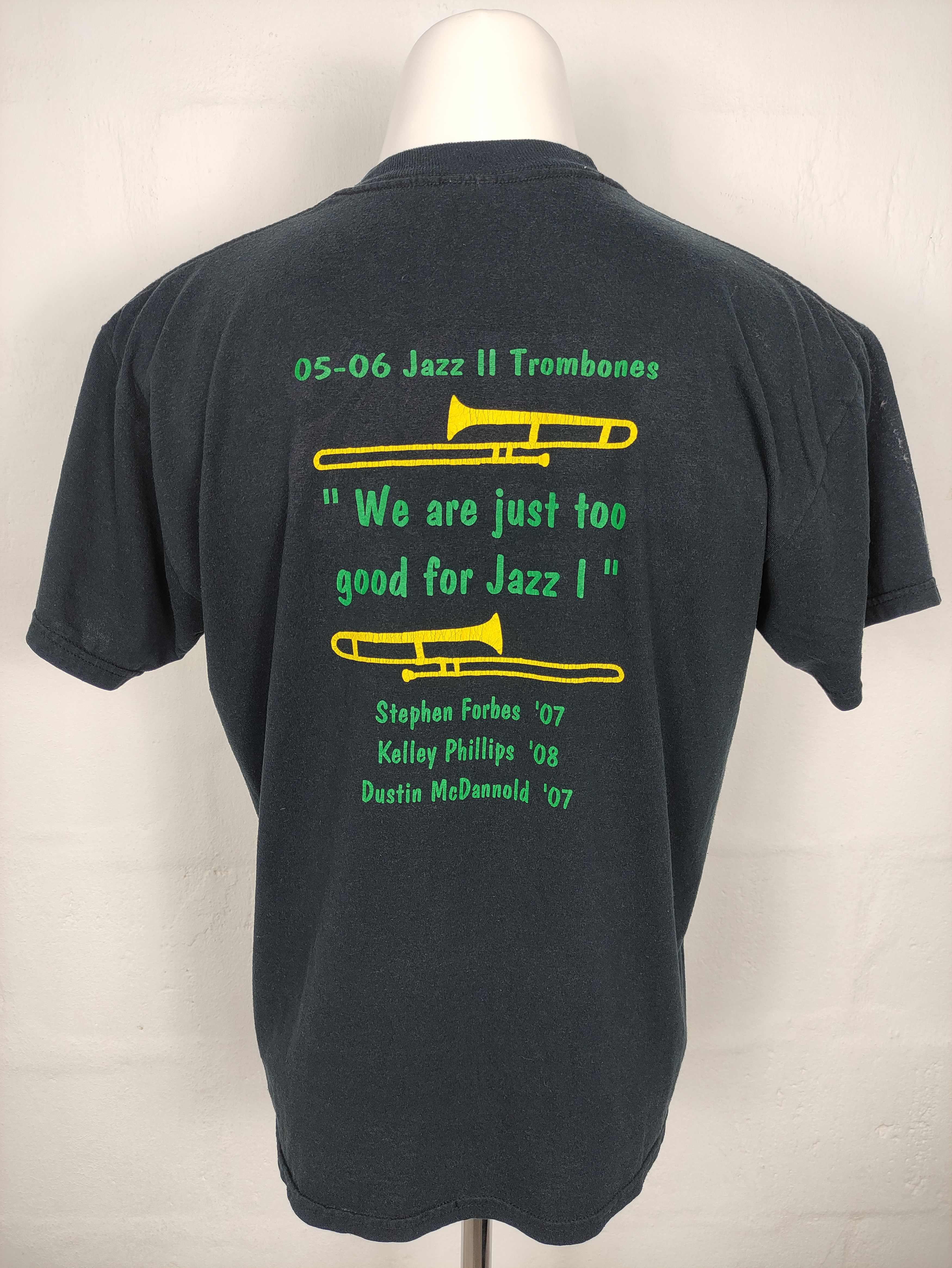 Jerzees × Vintage Vintage 00s Glen Oak Jazz II Trombones 05-06 Shirt Size US L / EU 52-54 / 3 - 4 Thumbnail