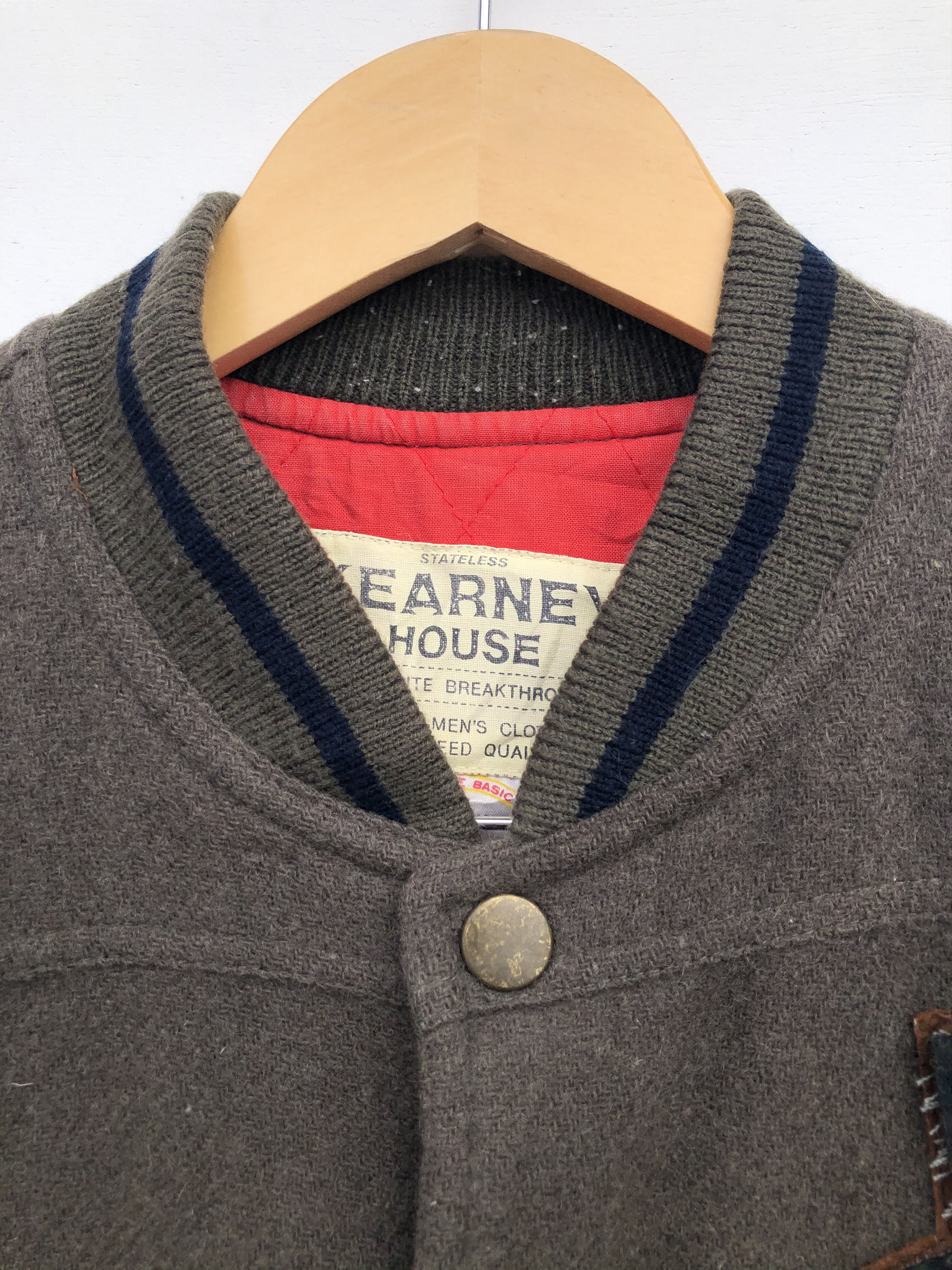 Japanese Brand VINTAGE JAPAN’S KEARNEY HOUSE FIGHTER WOOL VARSITY JACKET Size US M / EU 48-50 / 2 - 11 Thumbnail