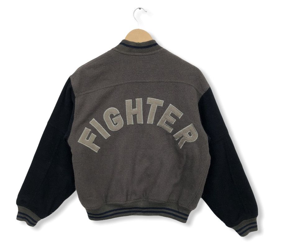 Japanese Brand VINTAGE JAPAN’S KEARNEY HOUSE FIGHTER WOOL VARSITY JACKET Size US M / EU 48-50 / 2 - 1 Thumbnail