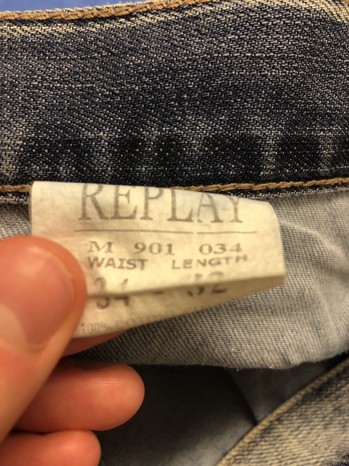 Replay REPLAY RARE VINTAGE DISTRESSED GREAT QUALITY DENIM JEANS Size US 34 / EU 50 - 8 Thumbnail