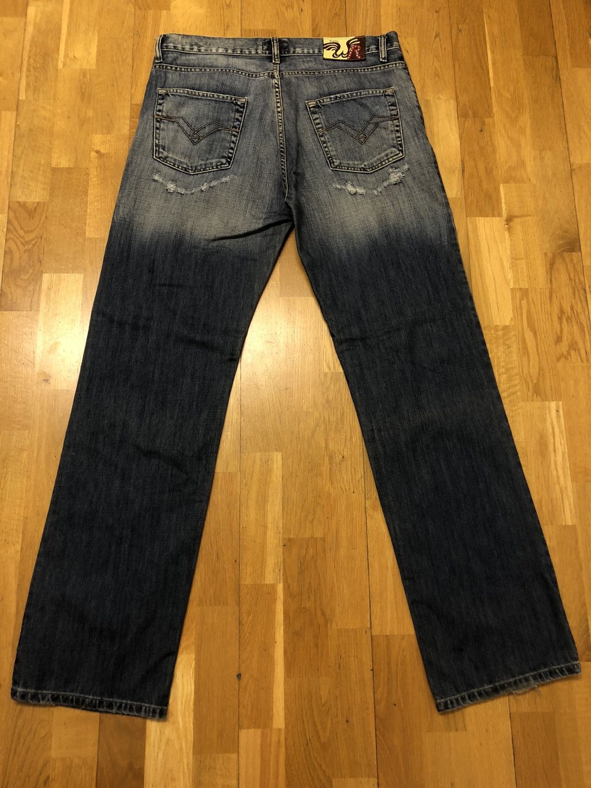Replay REPLAY RARE VINTAGE DISTRESSED GREAT QUALITY DENIM JEANS Size US 34 / EU 50 - 2 Thumbnail