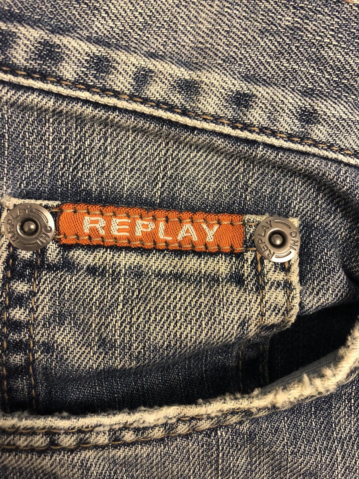 Replay REPLAY RARE VINTAGE DISTRESSED GREAT QUALITY DENIM JEANS Size US 34 / EU 50 - 5 Thumbnail