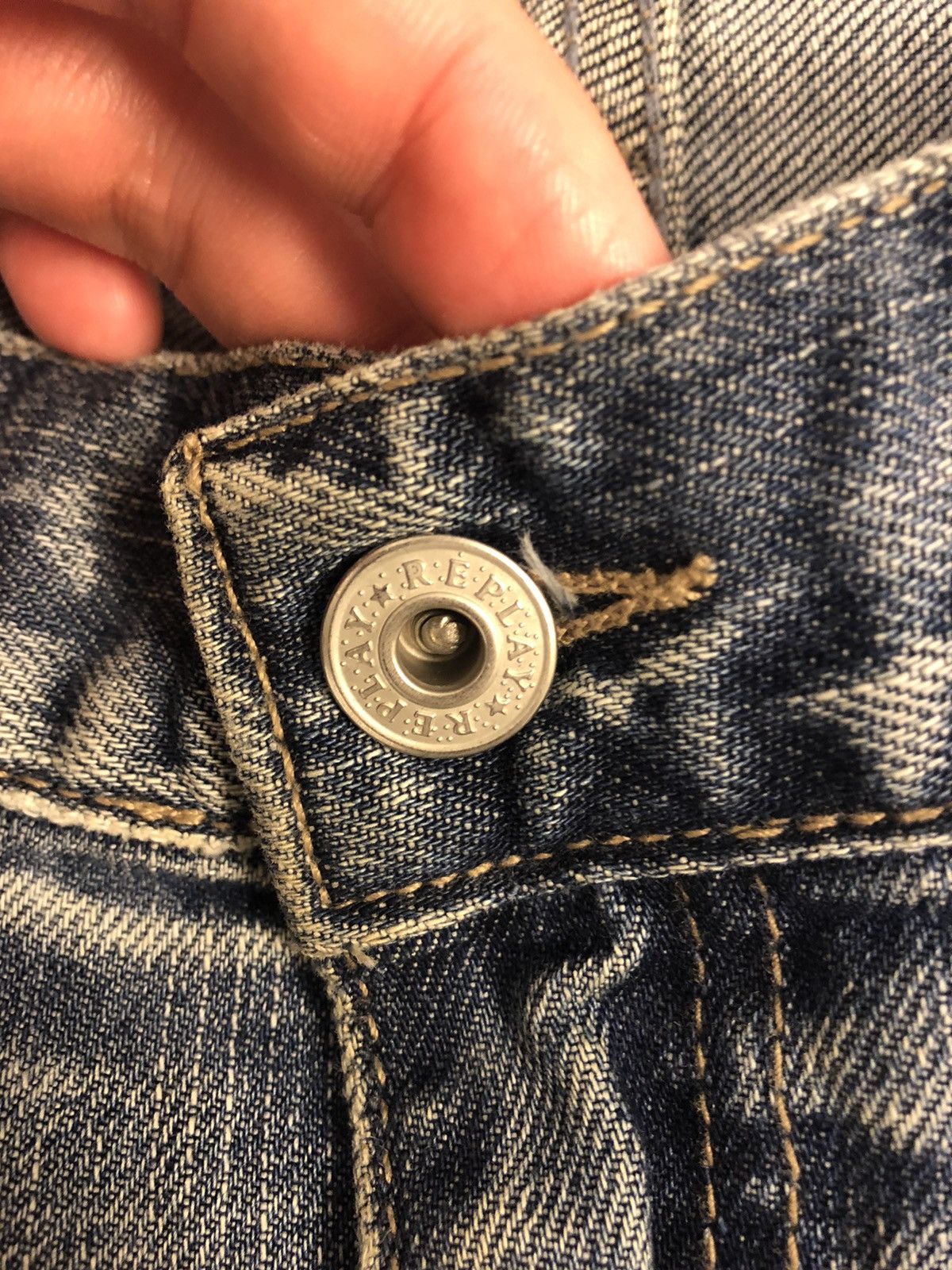 Replay REPLAY RARE VINTAGE DISTRESSED GREAT QUALITY DENIM JEANS Size US 34 / EU 50 - 6 Thumbnail
