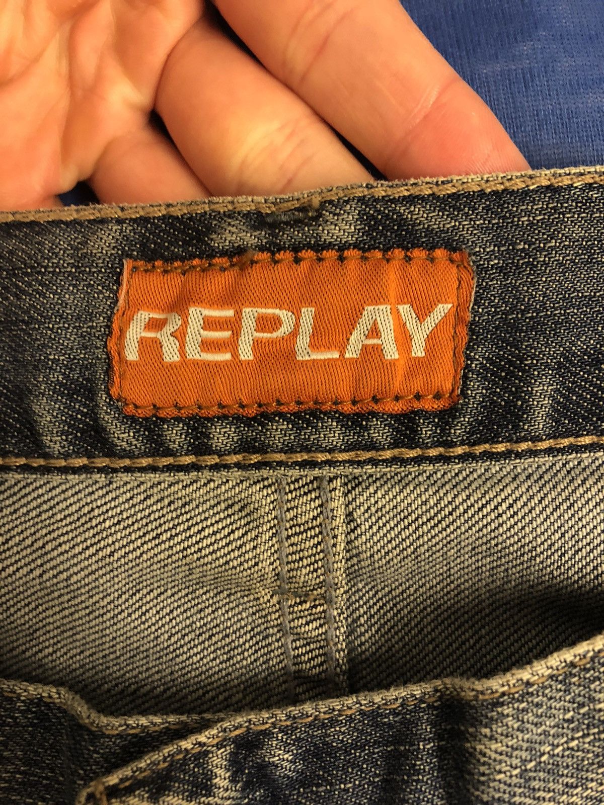 Replay REPLAY RARE VINTAGE DISTRESSED GREAT QUALITY DENIM JEANS Size US 34 / EU 50 - 4 Thumbnail