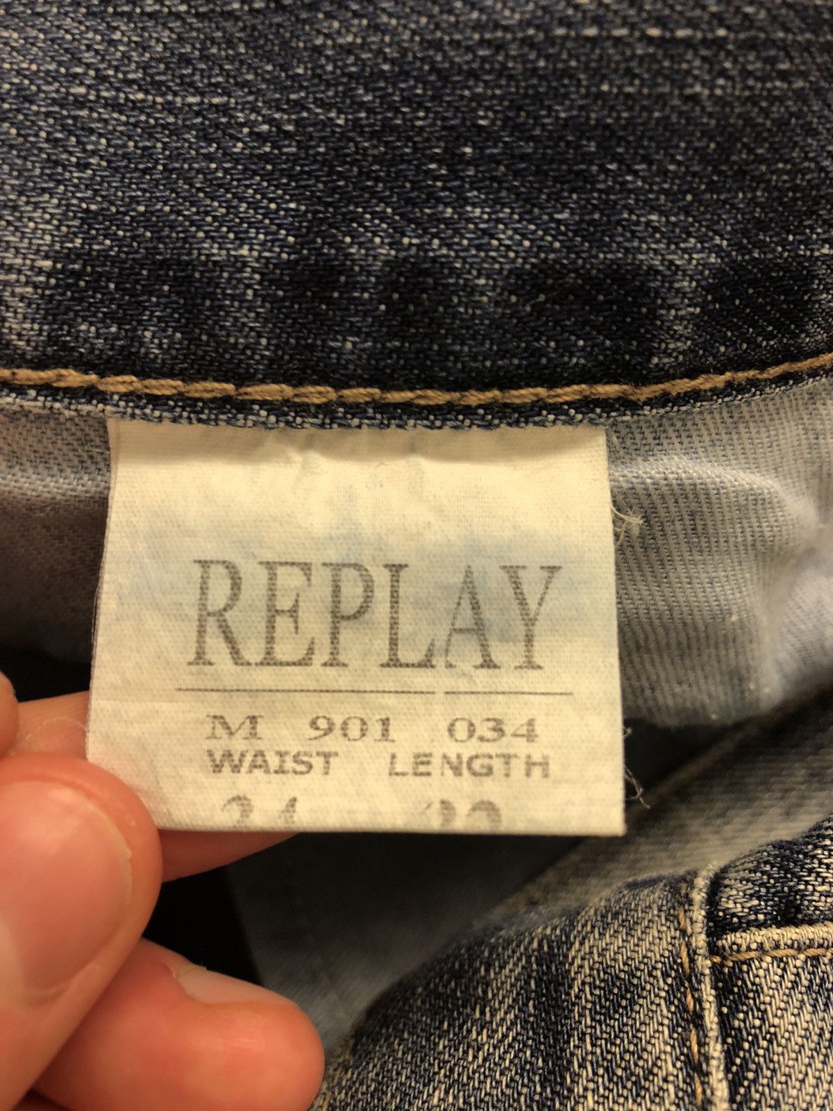 Replay REPLAY RARE VINTAGE DISTRESSED GREAT QUALITY DENIM JEANS Size US 34 / EU 50 - 7 Thumbnail