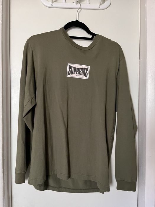 Supreme Supreme Woven Label L/S Top | Grailed