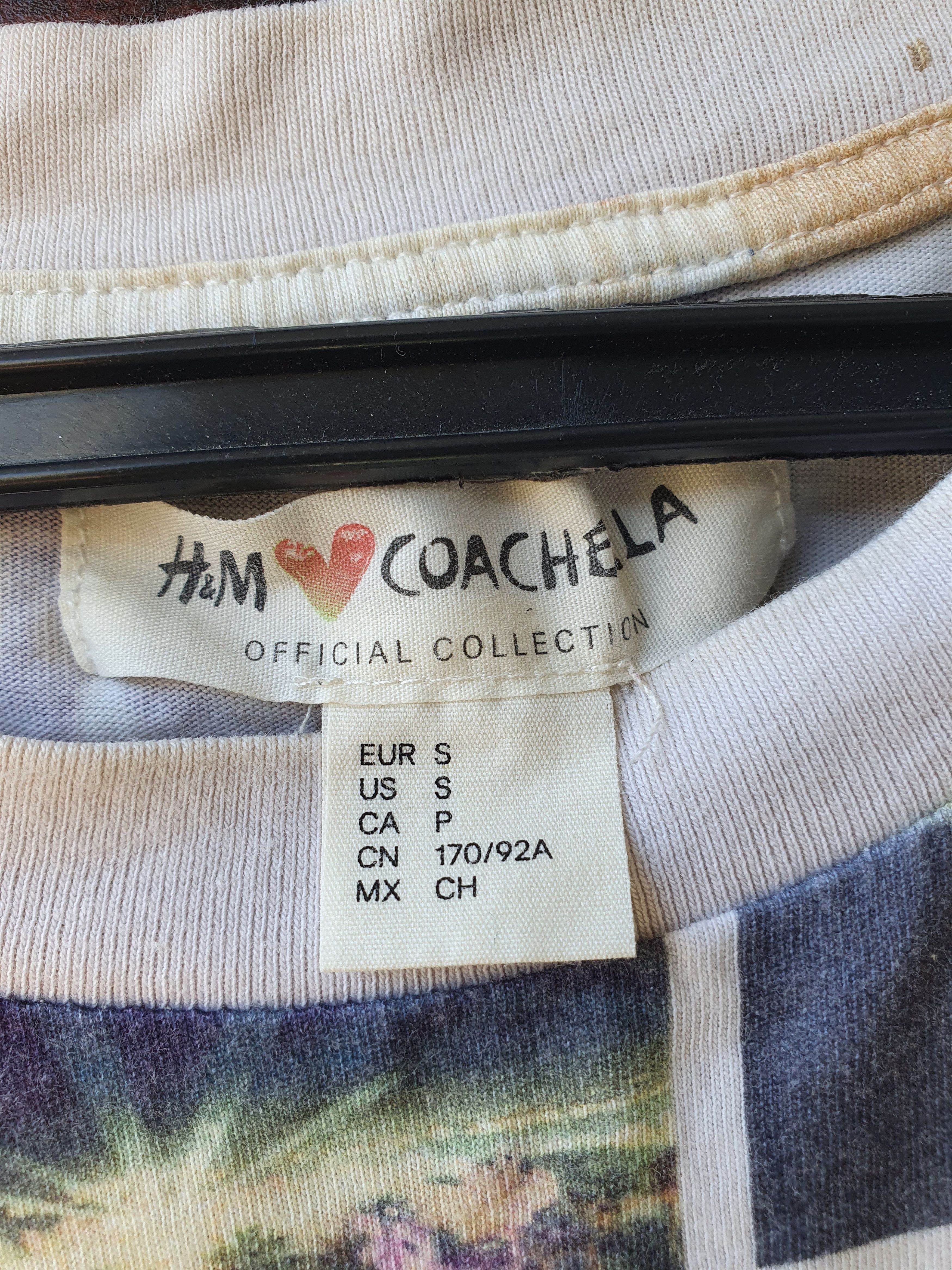 Coachella H&M x Coachella photograph all over print tee,sz M? Size US M / EU 48-50 / 2 - 5 Thumbnail