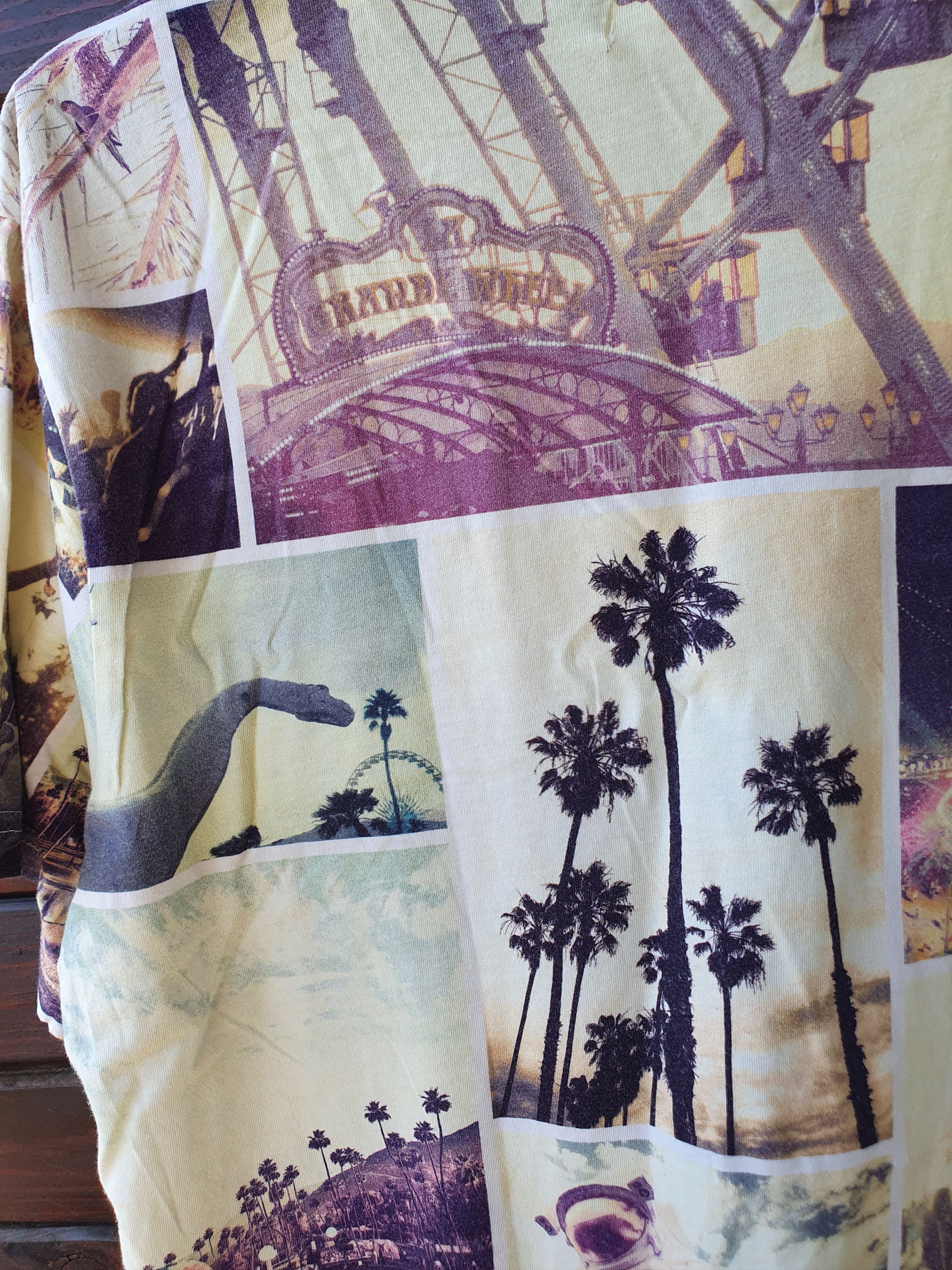 Coachella H&M x Coachella photograph all over print tee,sz M? Size US M / EU 48-50 / 2 - 10 Thumbnail