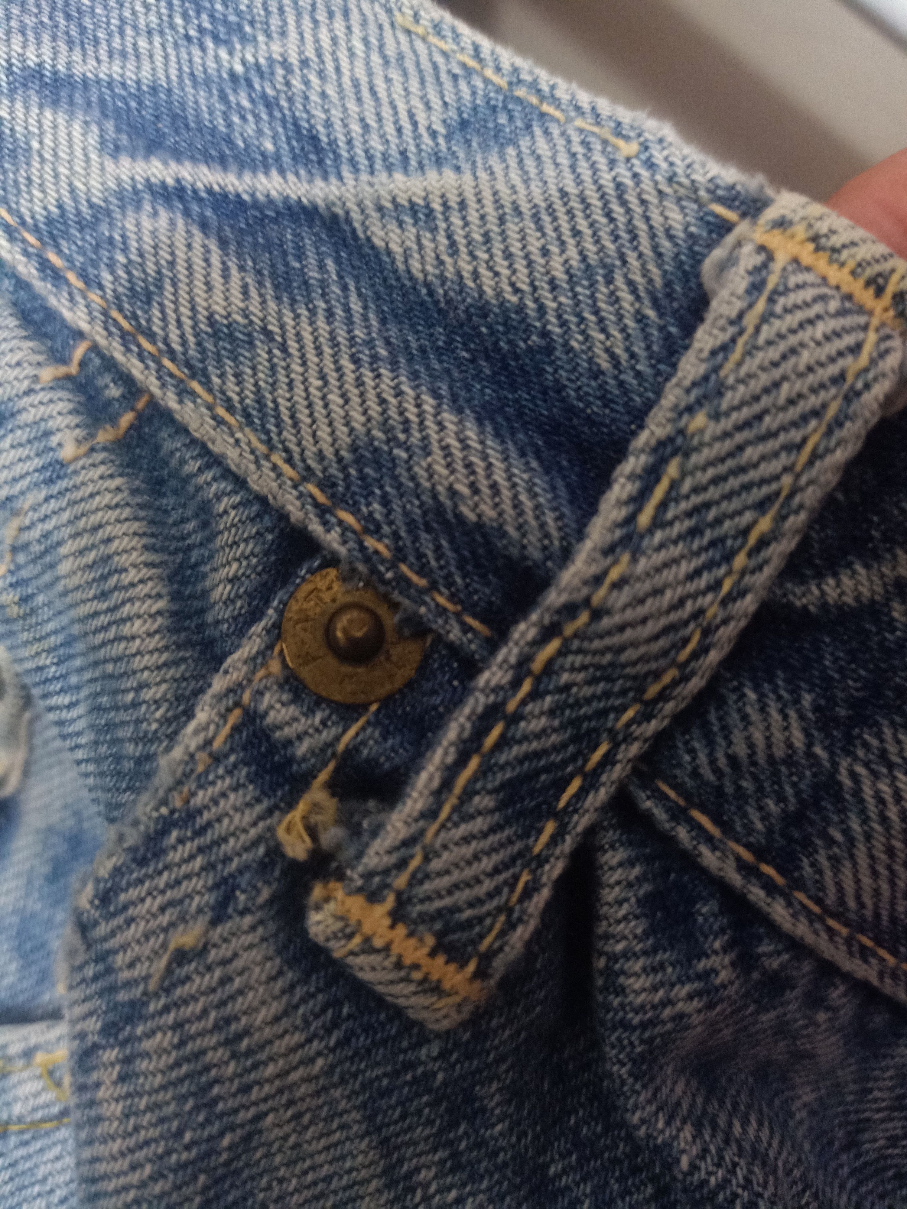Fat Tokyo Vtg Baggy Fat Tokyo Japan Selvedge Denim Distressed Jeans Size US 35 - 20 Thumbnail
