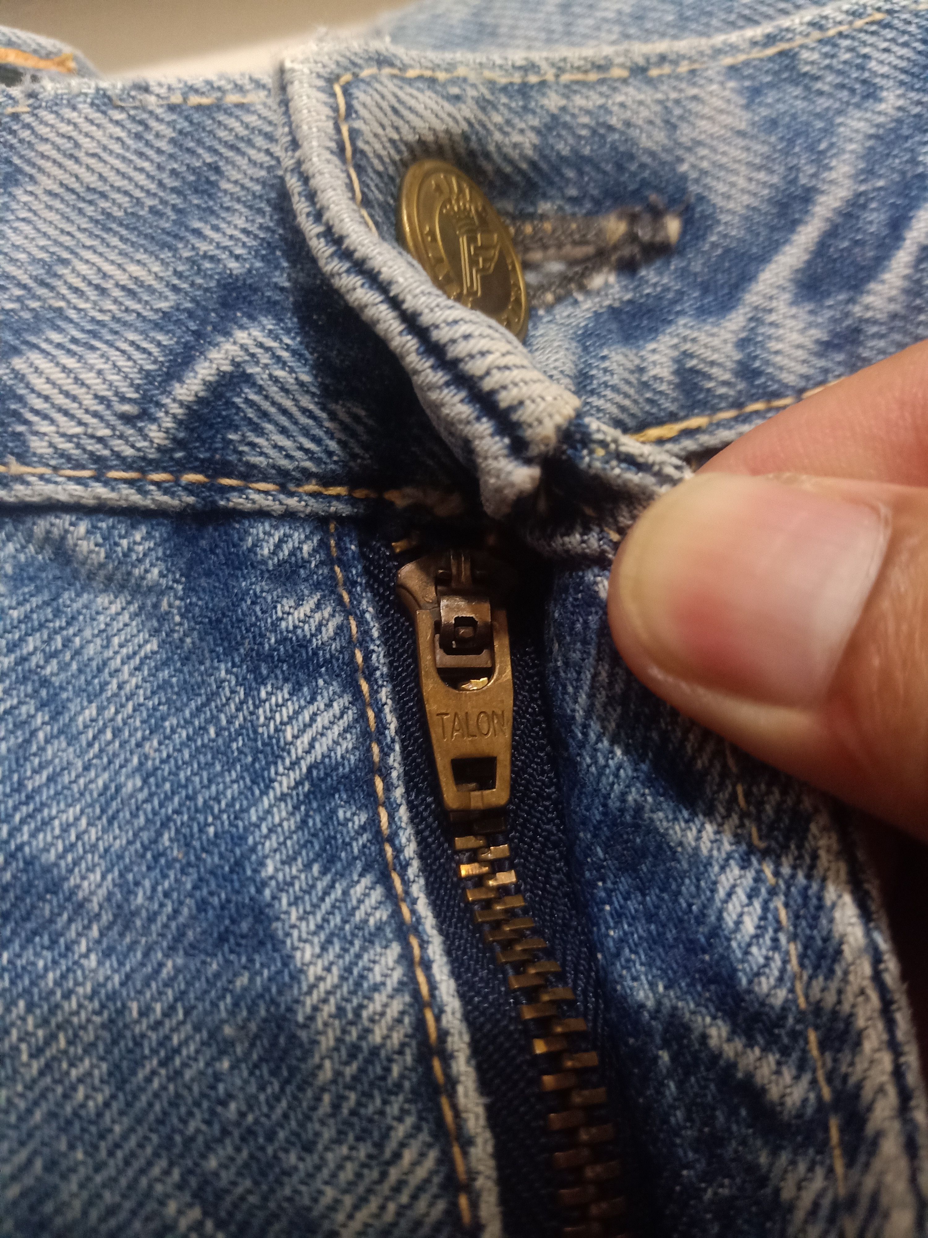 Fat Tokyo Vtg Baggy Fat Tokyo Japan Selvedge Denim Distressed Jeans Size US 35 - 6 Thumbnail