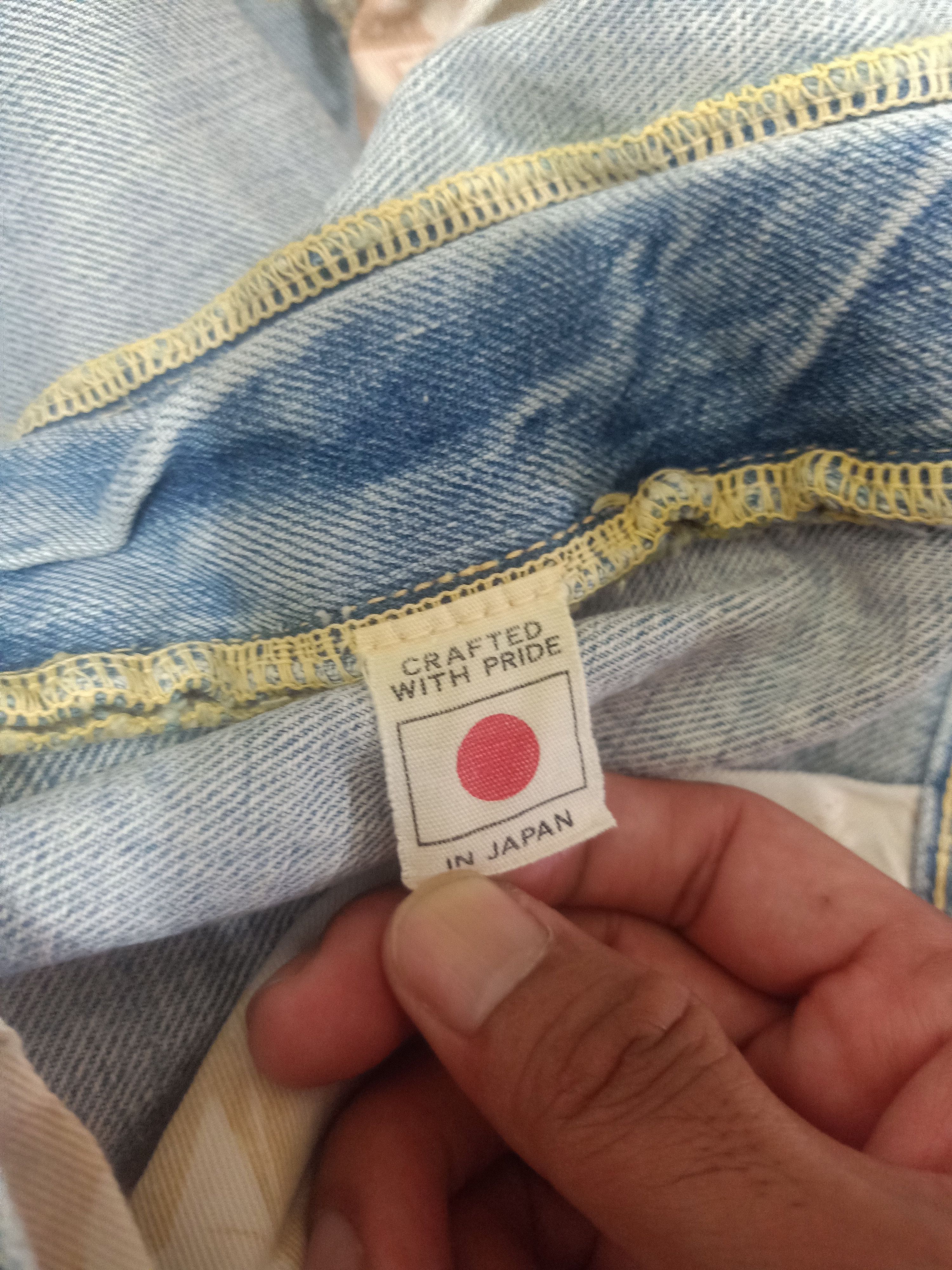 Fat Tokyo Vtg Baggy Fat Tokyo Japan Selvedge Denim Distressed Jeans Size US 35 - 17 Thumbnail