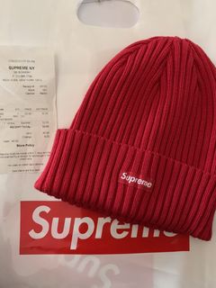 Supreme Overdyed Beanie Red | Grailed