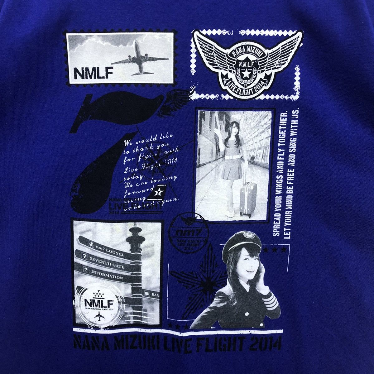 Band Tees Nana Mizuki Japanese Singer Tour Tshirt Size US L / EU 52-54 / 3 - 3 Thumbnail