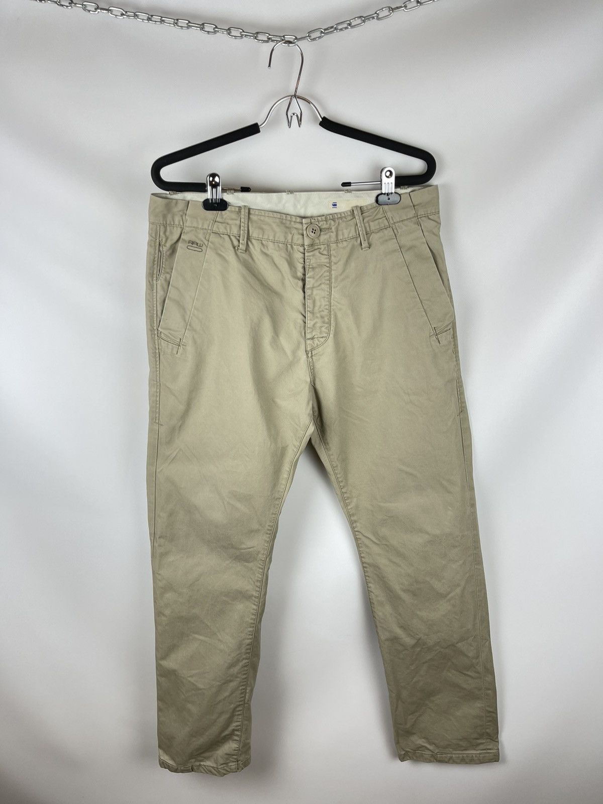 G-Star G-Star Raw Bronson chino straight pants Size US 34 / EU 50 - 1 Thumbnail