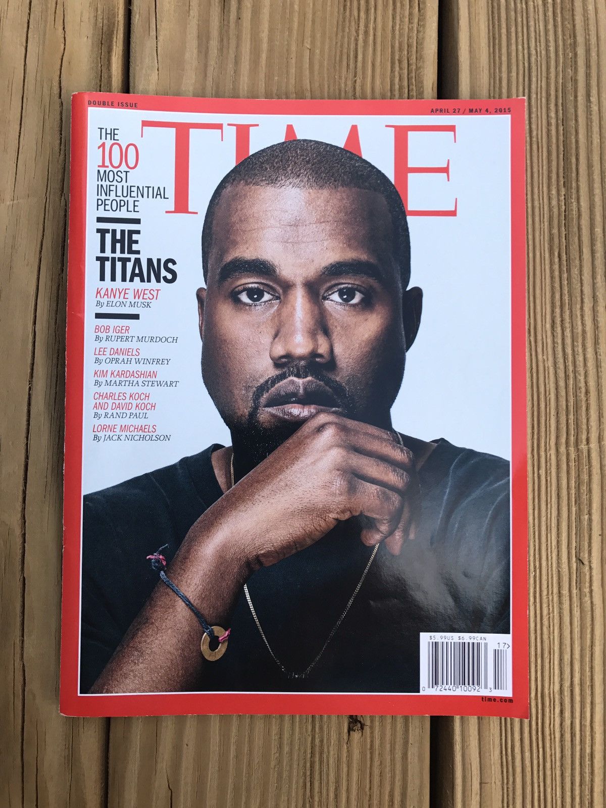 Kanye West is on the cover of TIME