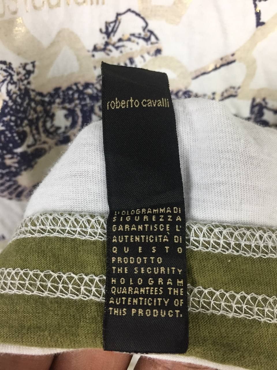 Just Cavalli Just Cavalli Roberto Cavalli Overprint Women Graphic Tee Size US L / EU 52-54 / 3 - 10 Thumbnail