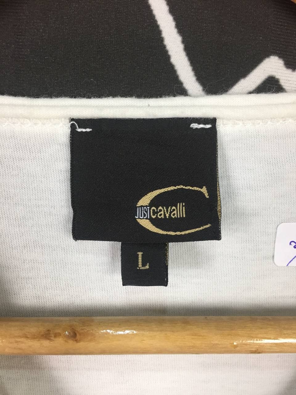 Just Cavalli Just Cavalli Roberto Cavalli Overprint Women Graphic Tee Size US L / EU 52-54 / 3 - 7 Thumbnail