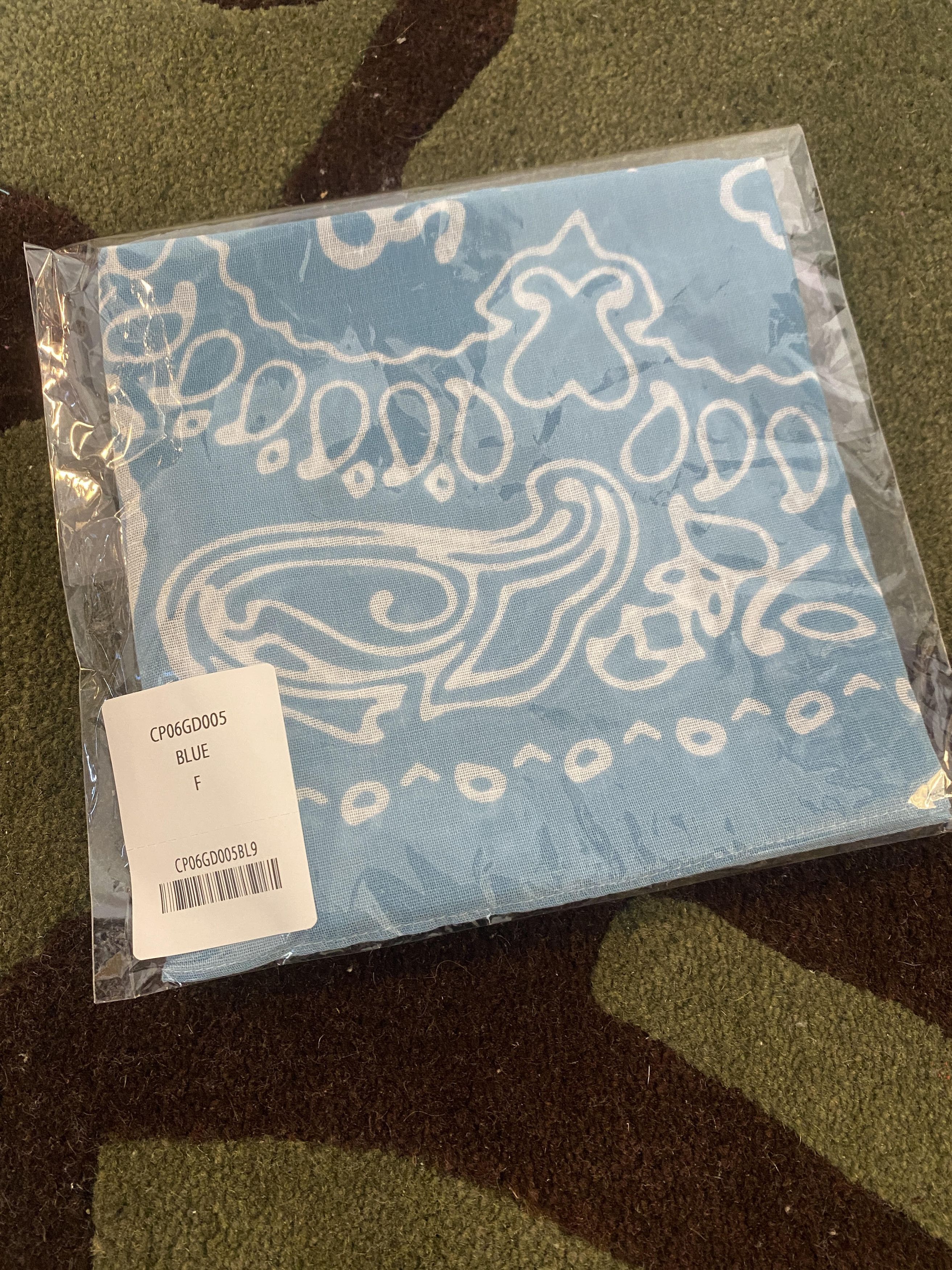 Cactus Plant Flea Market Cactus Plant Flea Market CPFM FLASH BANDANA- Blue Size ONE SIZE - 2 Thumbnail