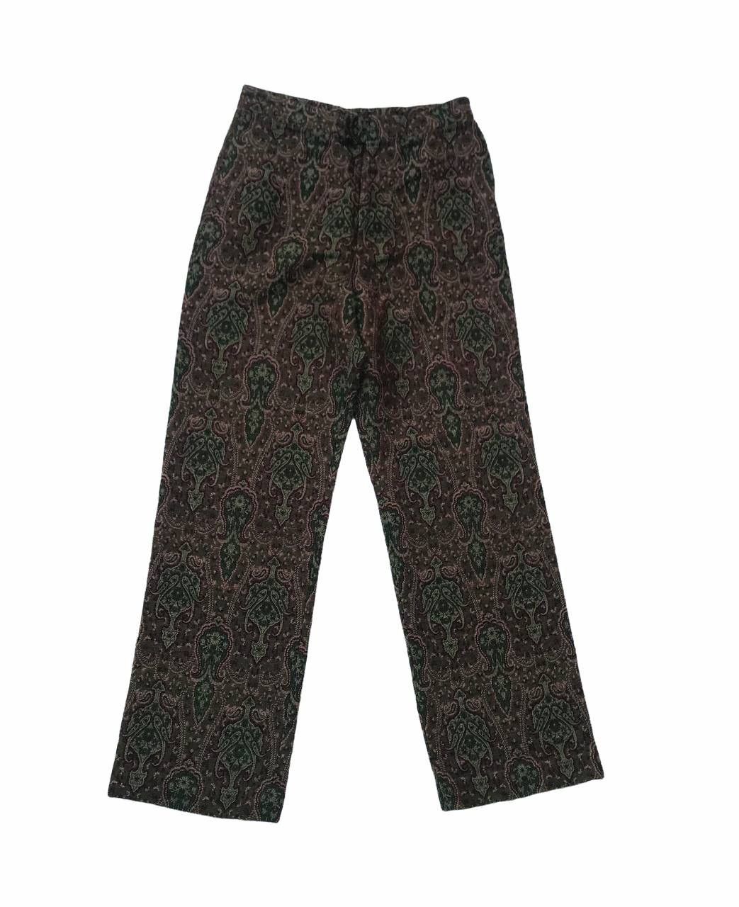 Yohji Yamamoto Rare Archival Yohji Yamamoto Paisley Pants Ys Pants Small Sz Size US 26 / EU 42 - 1 Thumbnail