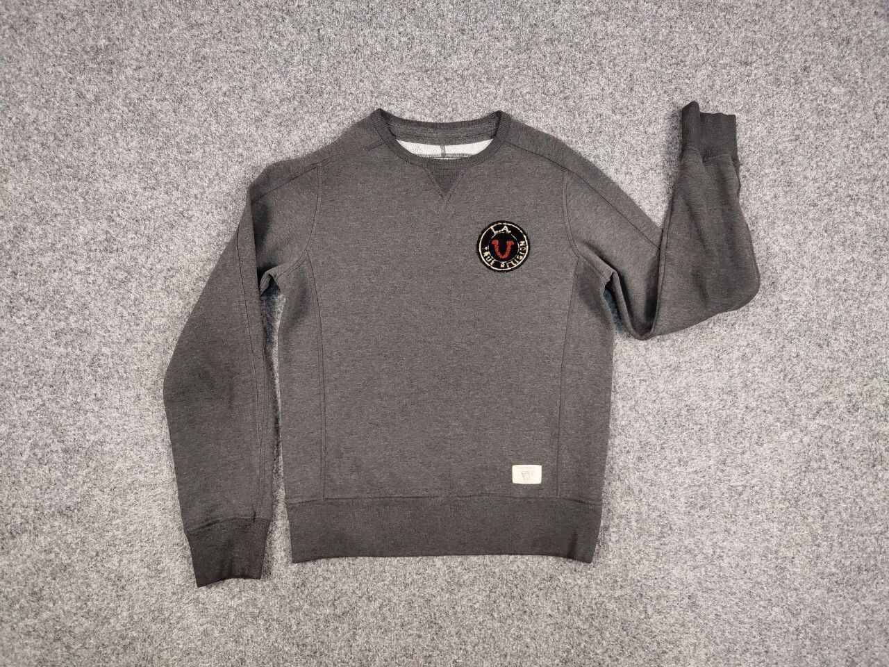 True Religion Vintage True Religion Logo Crewneck Blank Gray Sweatshirt Size US S / EU 44-46 / 1 - 13 Thumbnail