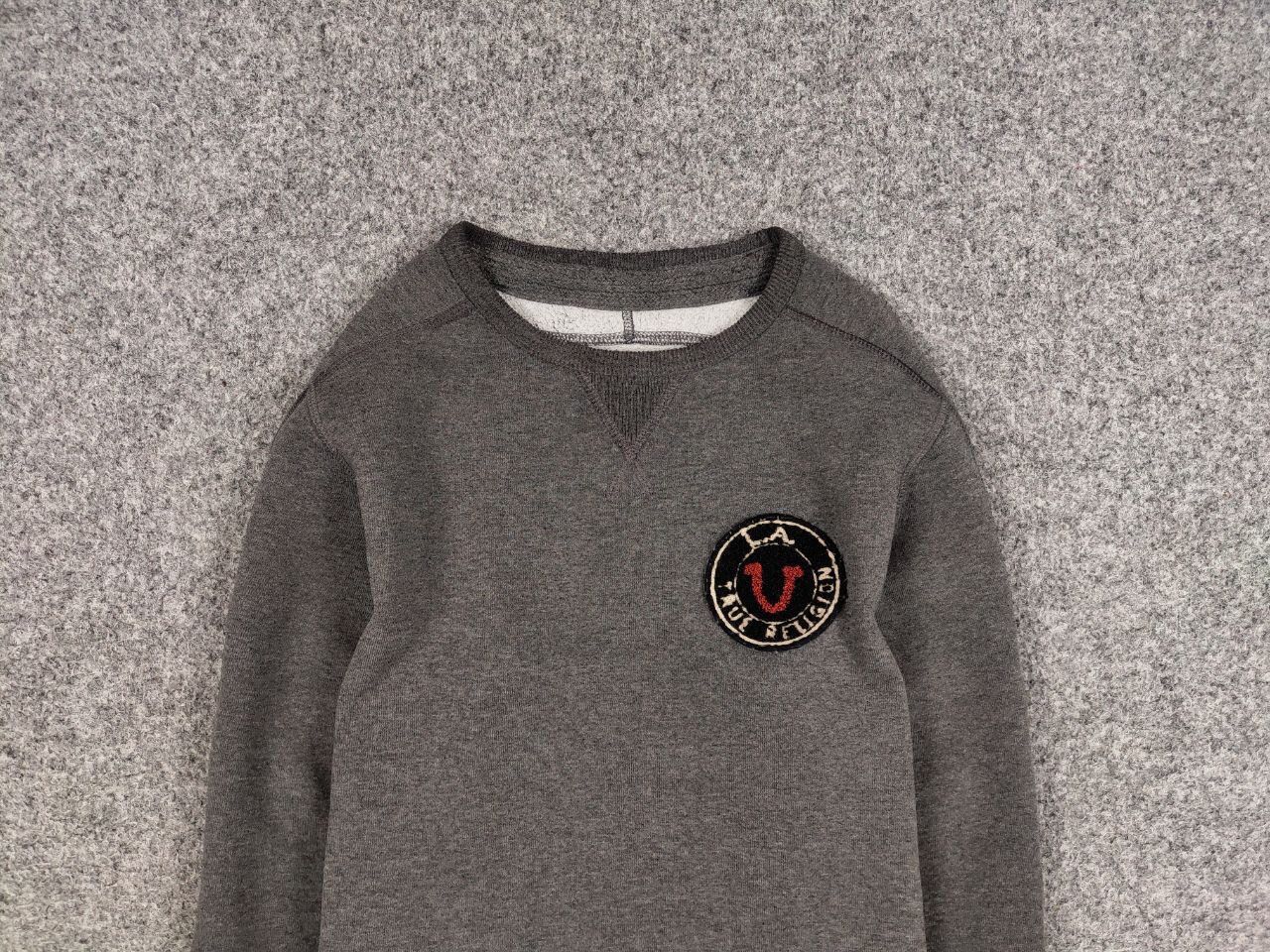True Religion Vintage True Religion Logo Crewneck Blank Gray Sweatshirt Size US S / EU 44-46 / 1 - 8 Thumbnail