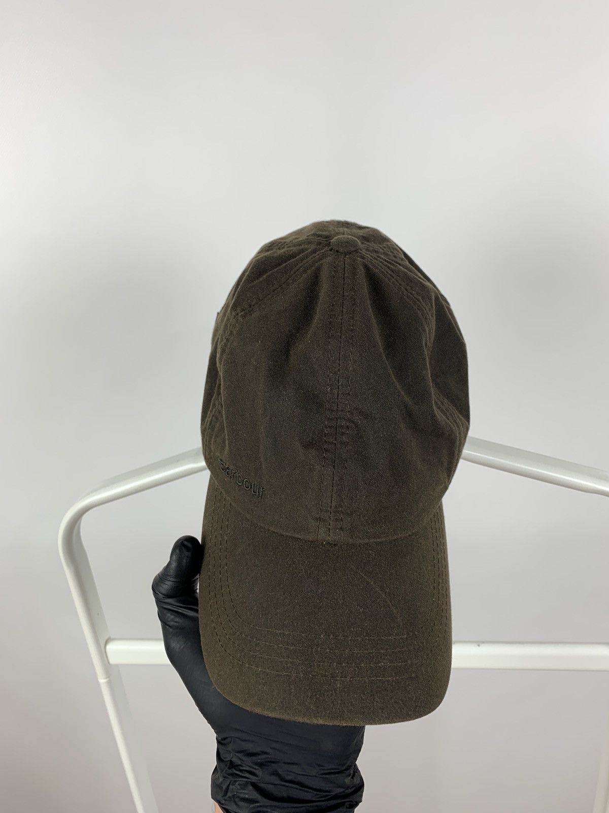 Barbour Barbour Waxed Cotton Olive Khaki Cap Size ONE SIZE - 10 Thumbnail
