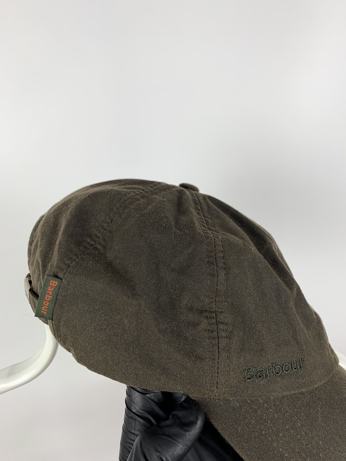 Barbour Barbour Waxed Cotton Olive Khaki Cap Size ONE SIZE - 8 Thumbnail
