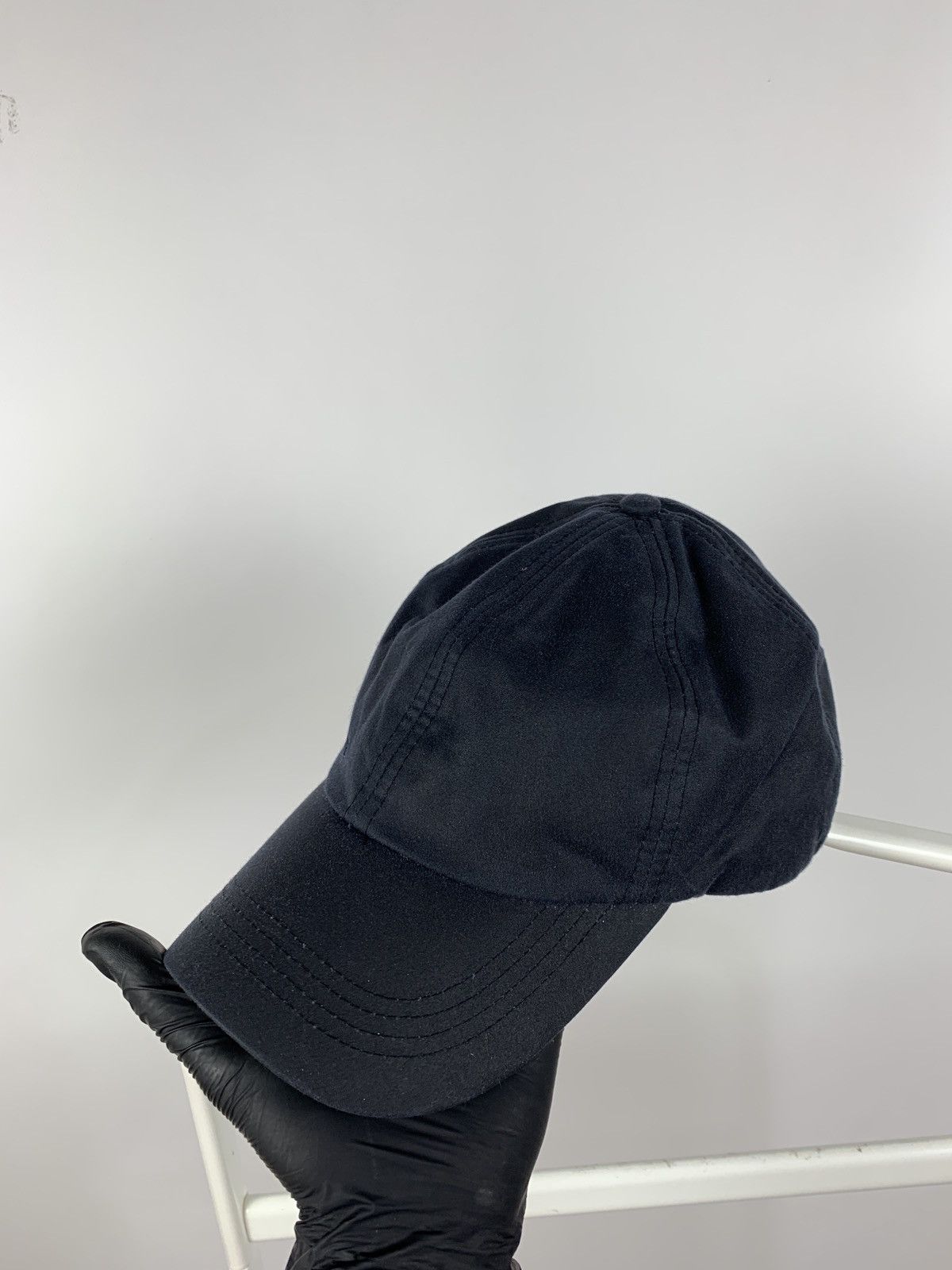 Barbour Barbour Waxed Cotton Navy Blue Cap Size ONE SIZE - 11 Thumbnail