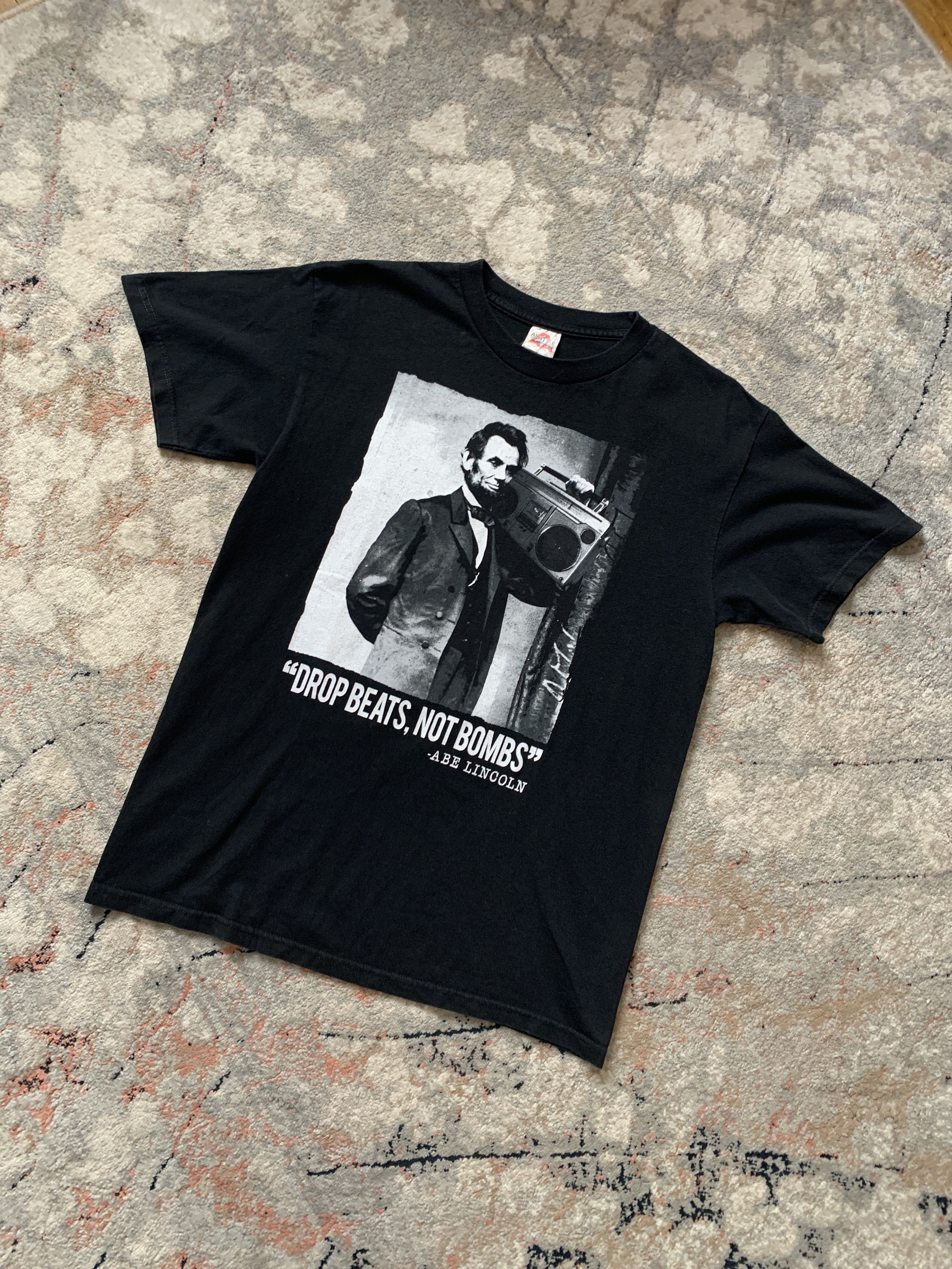 Other Drop Beats, Not Bombs Abe Lincoln T-Shirt Size US M / EU 48-50 / 2 - 2 Thumbnail