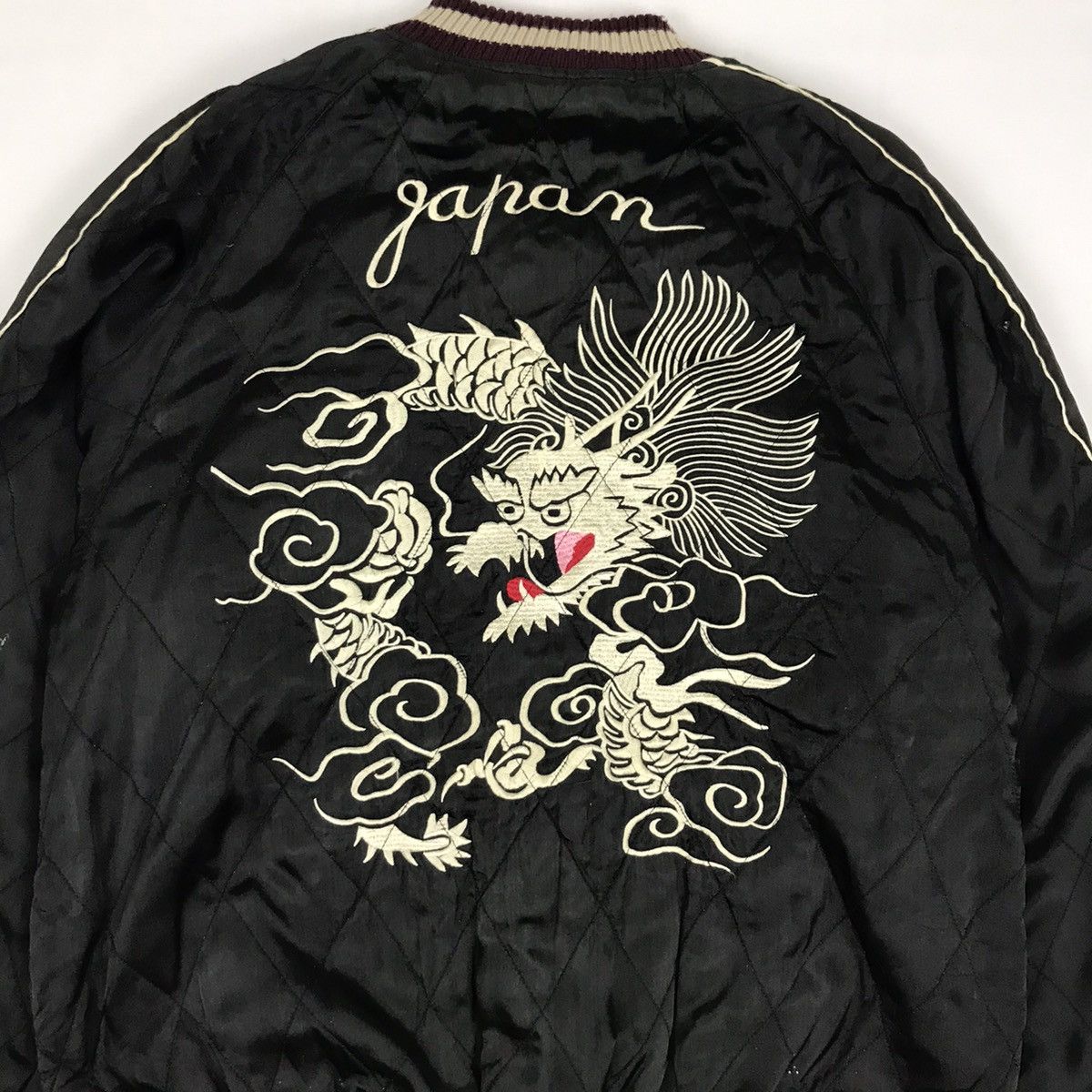 Vintage Vintage Japanese Souvenir Sukajan Rayon Reversible Jacket Size US L / EU 52-54 / 3 - 4 Thumbnail