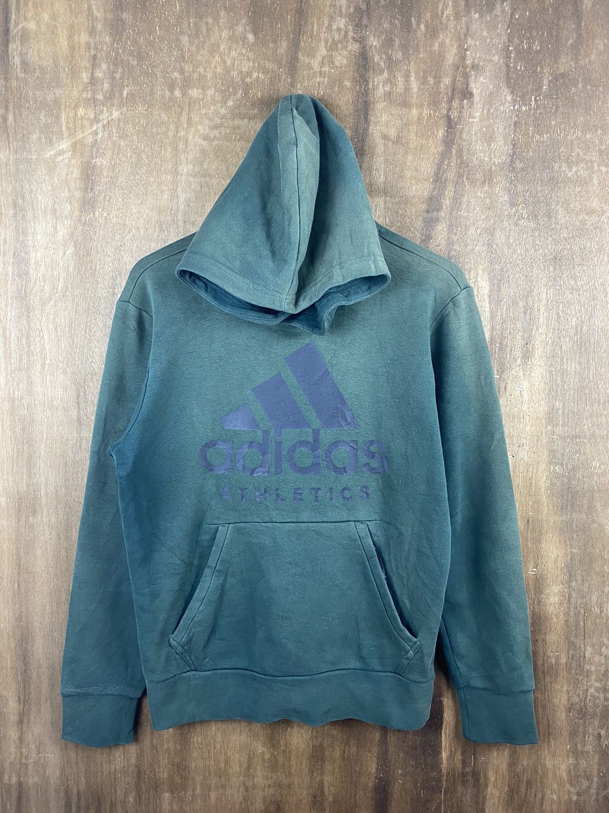Adidas × Faded Glory Adidas faded big logo sweatshirt Hoodies #Z049 Size US M / EU 48-50 / 2 - 1 Thumbnail
