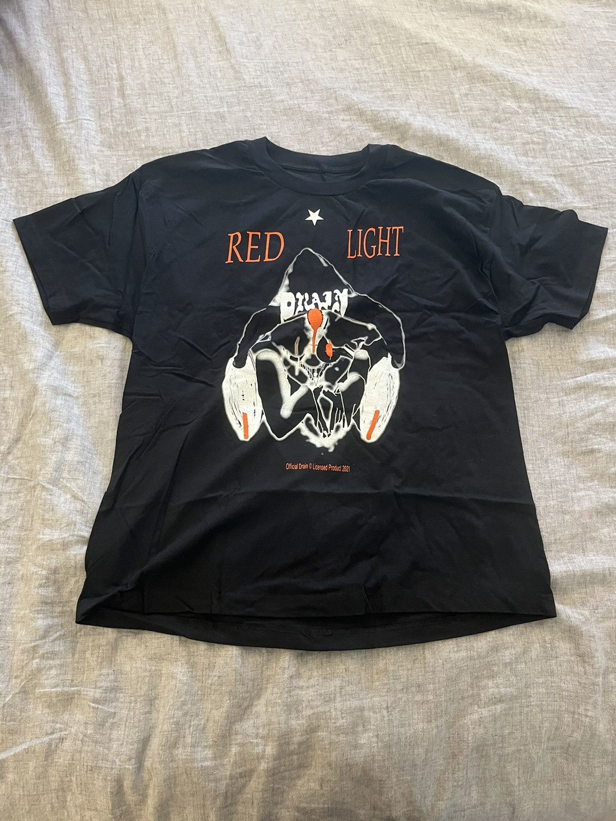 Drain Gang Bladee red light tee XL | Grailed