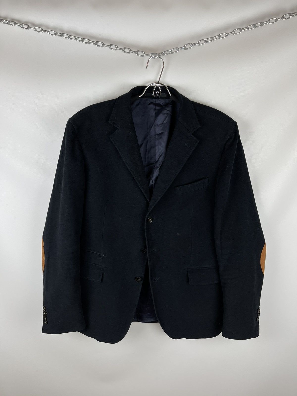 Paoloni Paoloni black blazer jacket with vest lining Size 46R - 6 Thumbnail
