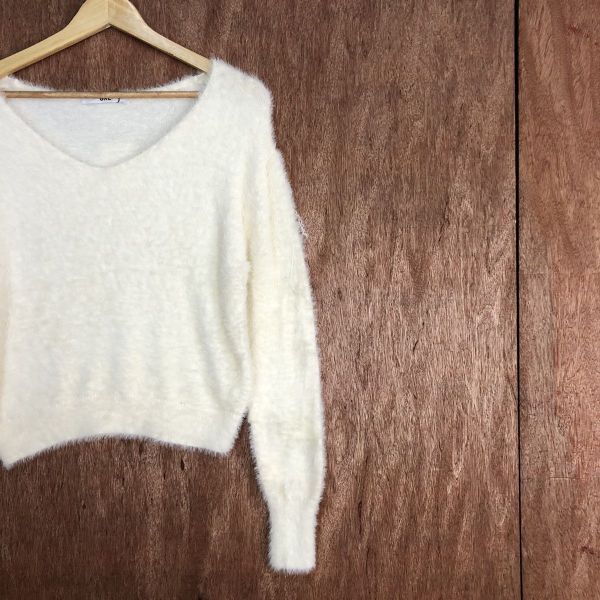 Homespun Knitwear GRL Cream Mohair Knitwear #0427 Size US S / EU 44-46 / 1 - 5 Thumbnail
