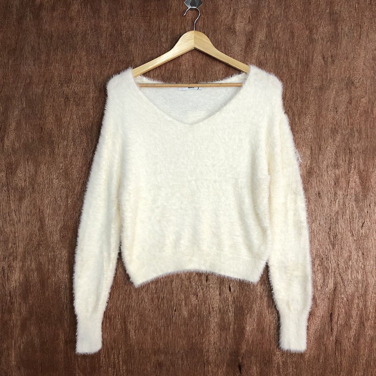 Homespun Knitwear GRL Cream Mohair Knitwear #0427 Size US S / EU 44-46 / 1 - 1 Thumbnail