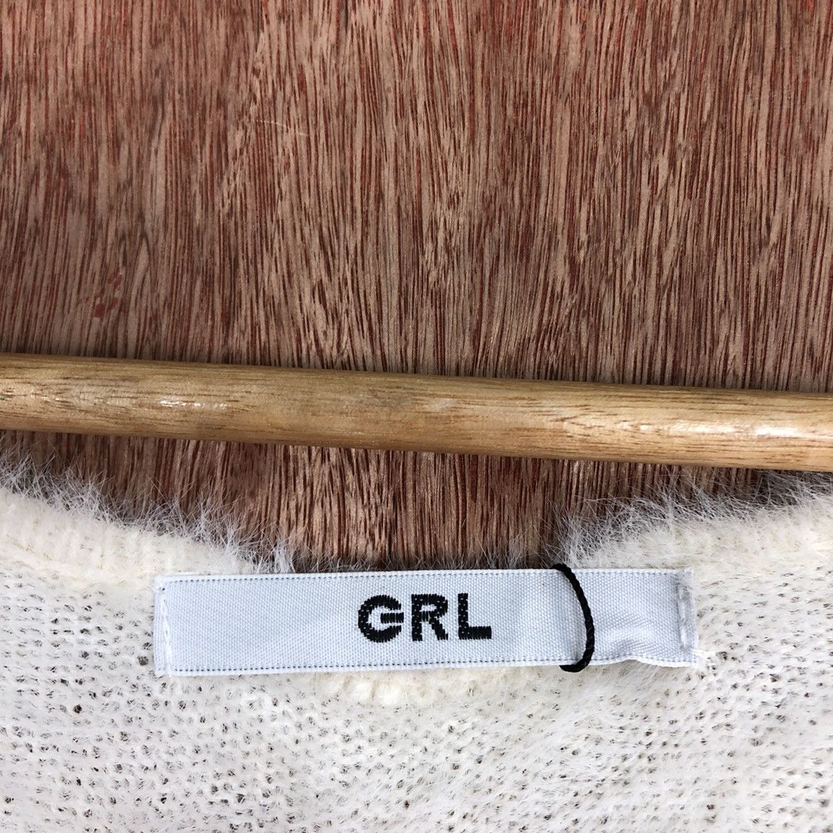 Homespun Knitwear GRL Cream Mohair Knitwear #0427 Size US S / EU 44-46 / 1 - 10 Thumbnail